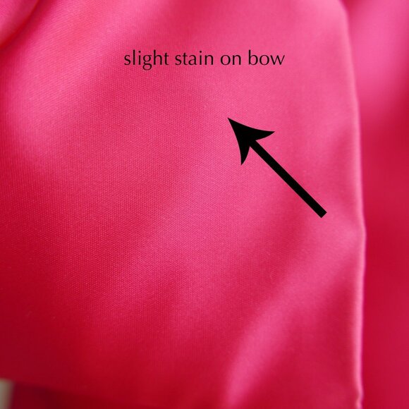 80s Glam Hot Pink Satin Evening Cape - Picture 9 of 10